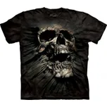 Tričko unisex The Mountain Breakthrough Skull Skulbone - černé, S