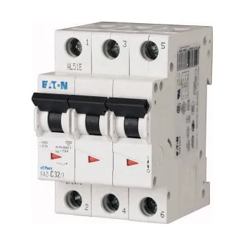 Jistič Jistič třípolový EATON 278898 FAZ-D25/3 FAZ, char D, 3-pólový, In=25A, Icu=15kA (ČSN EN 60947-2)