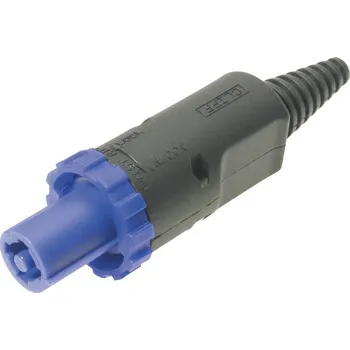 Elektrická zásuvka Cliff FCR2066 síťový konektor FC zástrčka, rovná Počet kontaktů: 3 + PE 20 A modrá 1 ks