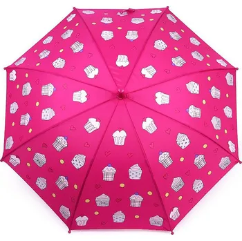 Deštník Dětský deštník kouzelný cupcakes, příšerky, auta