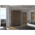 Nábytek PEGAS s.r.o. Šatní skříň s posuvnými dveřmi ASTEN 100 Choco+Choco