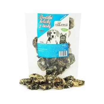 Pamlsek pro psa NATURECA pochoutka Dentální kolečka z tresky 150g