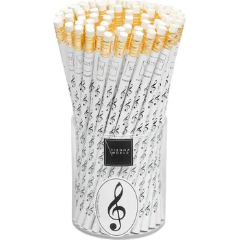 Mechanická tužka Vienna World Tužka s gumou - houslový klíč (bílá)