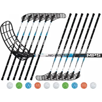 Florbal Florbalový set MPS NO RESPECT Black(12 hokejek) vel. 100cm (=110cm) 8x levá / 4 x pravá