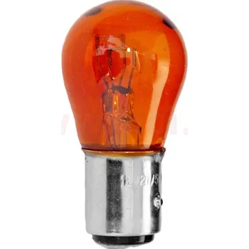 Autožárovka žárovka 12V 21/5W (patice BAY15d) oranžová (sada 10 ks)