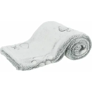 Pelíšek pro psa Trixie Deka NANDO fleece s vysokým vlasem Sv. šedá Velikost: 75 x 50 cm