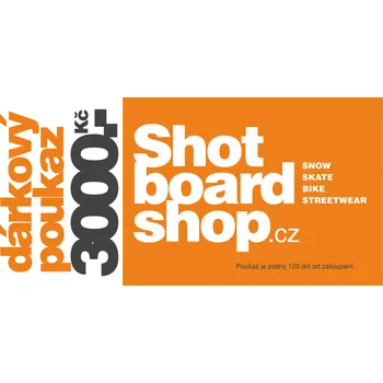 Dárkový potravinový koš Shotboardshop Dárkový poukaz 3000Kč