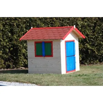 Dětský domeček Dětský dřevěný zahradní domeček se šindelovou střechou