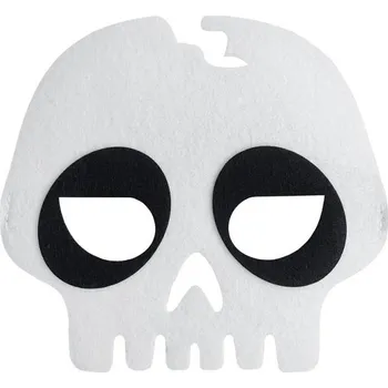 Karnevalový kostým Maska na oči - Lebka