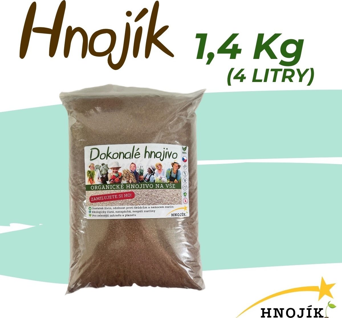 HNOJÍK Dokonalé organické hnojivo 4L