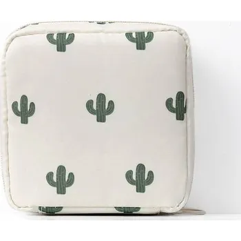 Kosmetická taška Malá dámská kosmetická taštička s zipem - bílá-350852