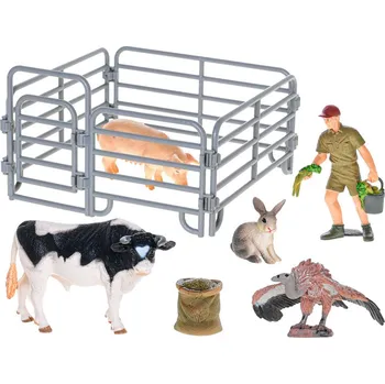 Zoolandia býk se zvířátky z farmy s doplňky