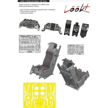 Plastikový model Eduard 1/48 F-16D Block 30 LööKplus (KINETIC)