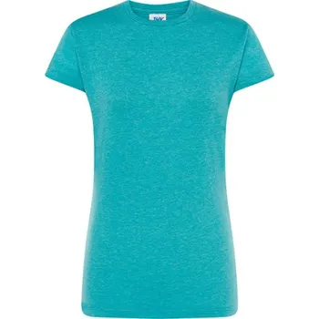 Dámské tričko Jhk Dámské tričko JHK152 Turquoise Heather L