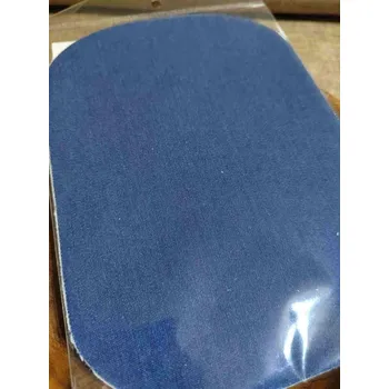 Textilní nažehlovací páska Nažehlovací záplaty riflové 13x18 cm modrá světlá