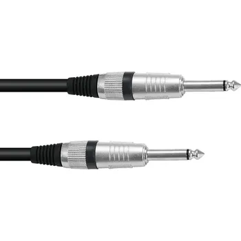 Audio kabel Kabel reproduktorový Jack 6,3 - Jack 6,3 mono, 2x 1,5 qmm, 1,5 m