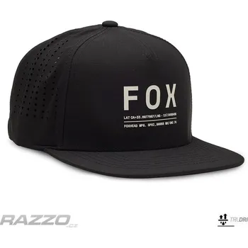 Kšiltovka Pánská čepice FOX Non Stop Tech SnapBack Hat Black Dospělá - UNI