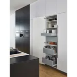 Cemux kování pro potravinovou H Box SLIM sklo modul 450 mm antracit