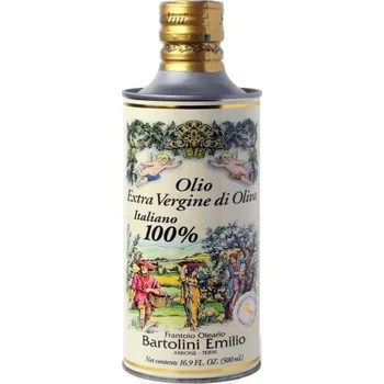 Rostlinný olej Bartolini Olivový olej extra virgin "Angeli" (100% Italiano) - za studena lisovaný 0,5L (plech)