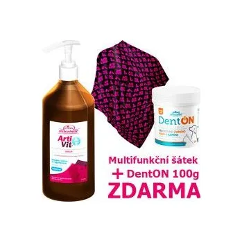 VITAR Veterinae ArtiVit Sirup 1000ml+DentON100g+šátek