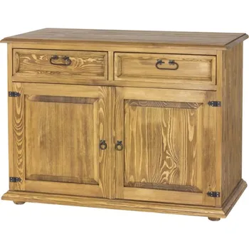 Komoda ARTEN (NANO Systems s.r.o.) Rustikální masivní komoda POPRAD COM102 - borovice