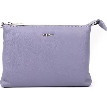 SEGALI Dámská kožená taška přes rameno SG-A26B lavender