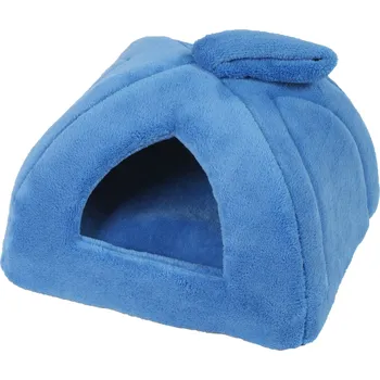 Pelíšek pro psa O´LALA PETS Iglů pro psa kočku 40 x 40 cm A02 Tm. modrá