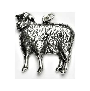 Přívěsek Stříbrný přívěsek ovečka - P374 (Stříbrná ovečka)