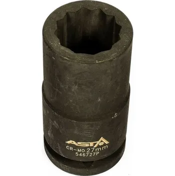 Ruční nářadí ASTA Úderový nástrčný klíč 27mm, nástrčná hlavice 3/4" dlouhá 85mm