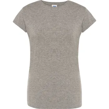 Dámské tričko Jhk Dámské tričko JHK240 Grey Melange XXL