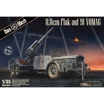 Plastikový model Das Werk 1/35 8,8 cm Flak auf 9t VOMAG