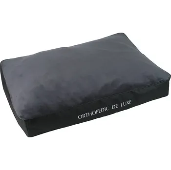 Pelíšek pro psa O´LALA PETS Ortopedická matrace DE LUXE s paměťovou pěnou pro psa A26 Šedá Velikost: 70 x 50 cm