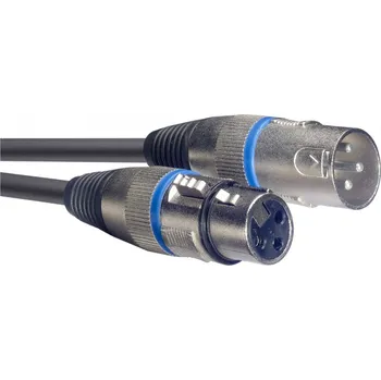 Audio kabel Stagg SMC1 BL, mikrofonní kabel XLR/XLR, 1m