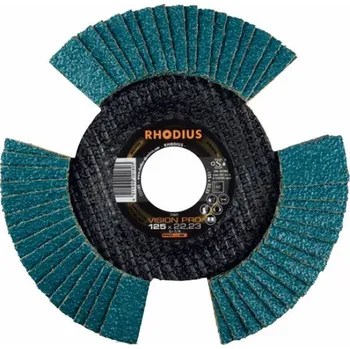 Brusný kotouč Rhodius 210639 | Brusný lamelový kotouč 115x22,2 mm, Z80, VISION PRO