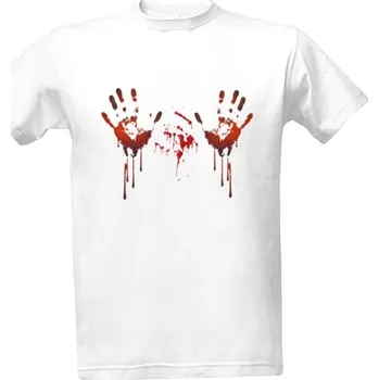 Pánská móda Tričko s potiskem Halloween blood pánské