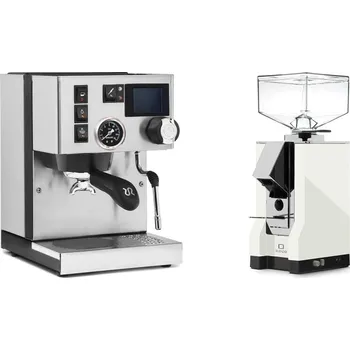 Kávovar Rancilio Silvia BC PID + Eureka Mignon Silenzio, CR white