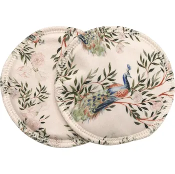 Vložka do podprsenky Breberky BIO Vložky do podprsenky - Pávi (PUL)