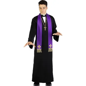 Karnevalový kostým Funiglobal - Kostým Vymítač Otec Karras - XL