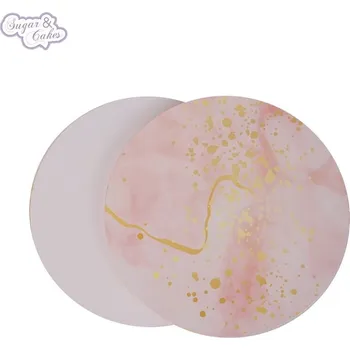 Termobox Sugar and Cakes DORTOVÁ PODLOŽKA SILNÁ - RŮŽOVÝ MRAMOR pr.30,5 v.1,2 cm