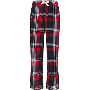 Dívčí kraťasy SF Minni Dětské kostkované flanelové kalhoty na lenošení Barva: červená - modrá námořní kostičky, Velikost: 11/12 let SM83