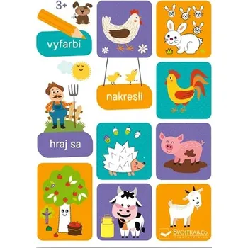 Vyfarbi, nakresli, hraj sa: 3+ Kniha