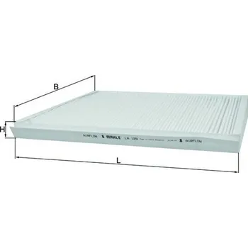 Kabinový filtr Filtr, vzduch v interiéru MAHLE LA 129