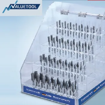 Fréza Karnasch 114856U | Výstavní display 6, 8, 10, 12 mm univerzální VALUETOOL ozubení HP-3 - 64 ks nepovlakované