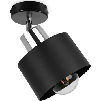 Bodové svítidlo Bodové svítidlo Panta, 1x černé kovové stínítko, (možnost polohování), ch