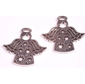 Korálek Kov 247 Anděl (27x28mm)