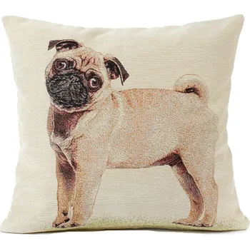 Polštář Bytový Textil Škodák a.s. Povlak GOBELÍN - mops, 45x45 cm