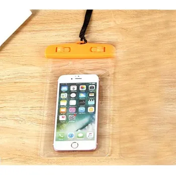 Pouzdro na mobilní telefon Vodotěsné cestovní pouzdro pro telefon - oranžový