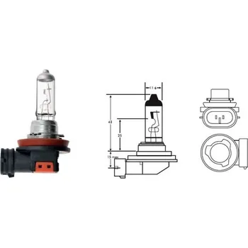 Autožárovka 12V H16 19W PGJ 19-3