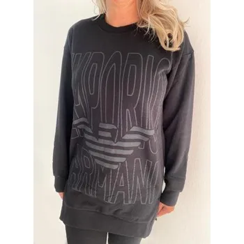 Dámské šaty Dámské mikinové šaty Emporio Armani 164395 černá černá L