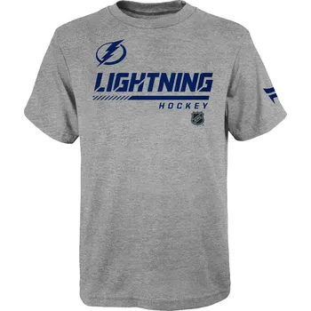 Chlapecké tričko Outerstuff Dětské tričko Tampa Bay Lightning NHL Authentic Pro Performance Velikost: Dětské L (13 - 14 let)